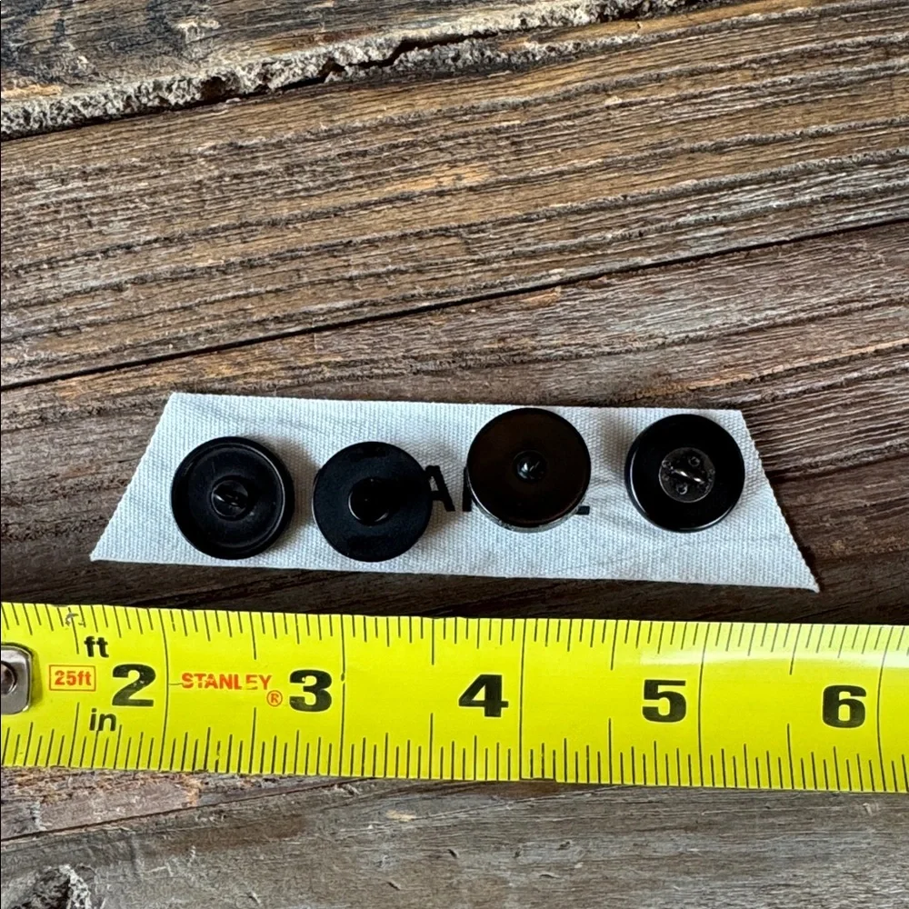Chanel authentic assorted buttons‎ lot of 4